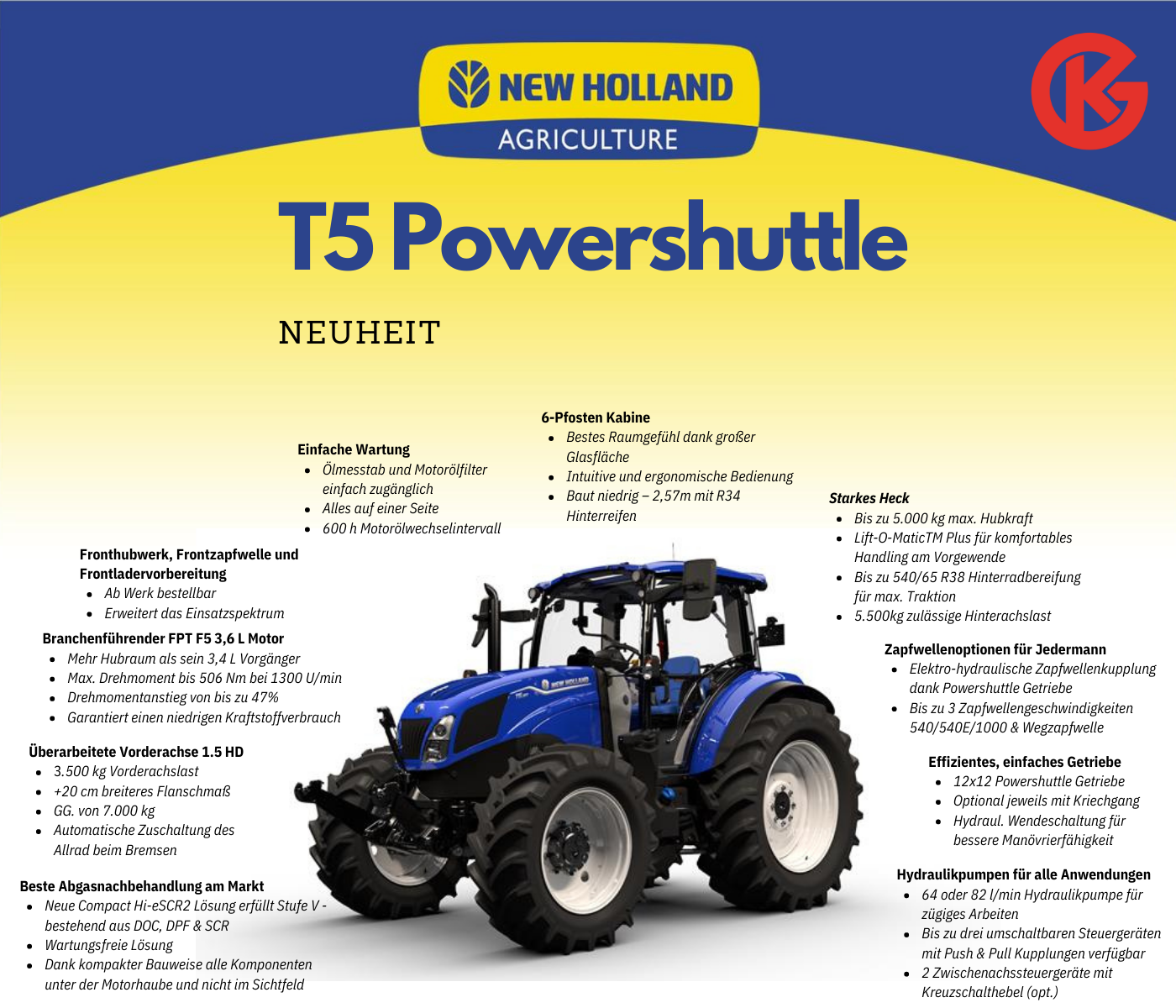 T5; New; Holland